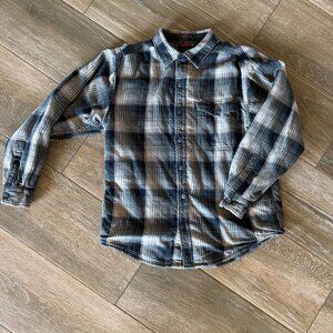 Wolverine Men's thermal lined flannel plaid workshirt size medium